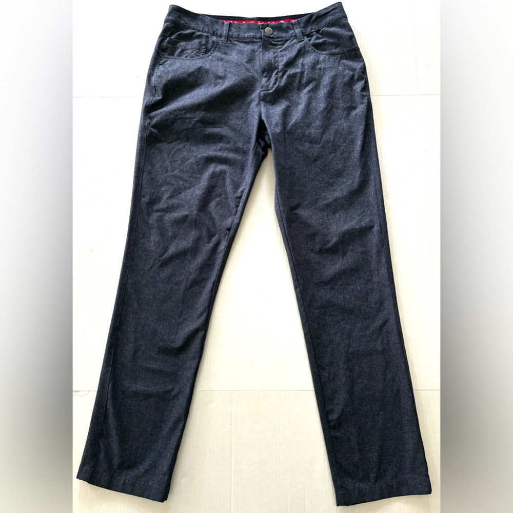 PUMA Golf Pants Mens‎ 30x32 Blue Straight Flat Front Lightweight
